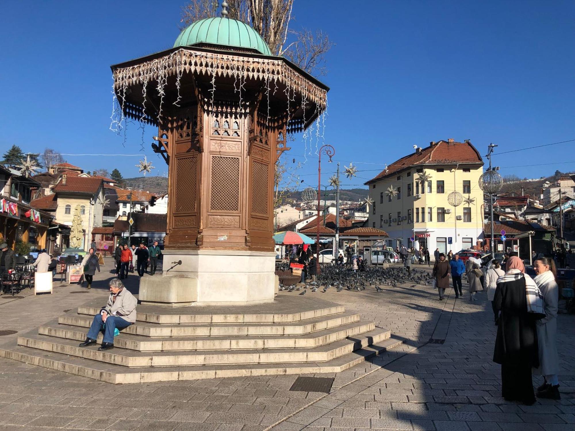 Pigeon Square Rooms Sarajevo Bagian luar foto